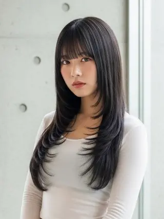 ロング カラー ❣️モテ髪❣️佐野 圭佑のヘアスタイル