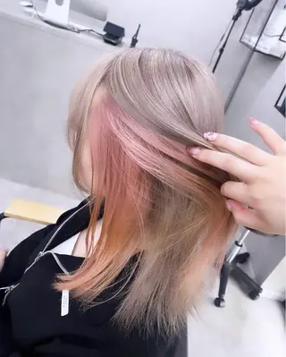 ミディアム カラー ｉｌｉ 大阪のヘアスタイル