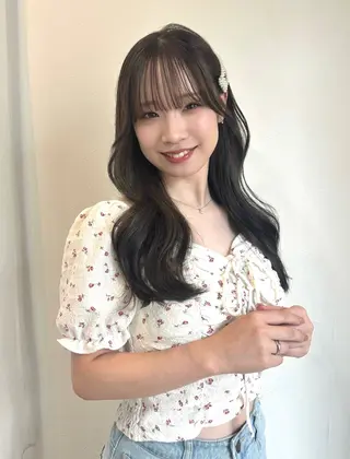 ロング カラー annuy ayanaのヘアスタイル