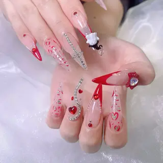 ネイル MoMoA Nail ネイル長さ出し専門店のネイルデザイン