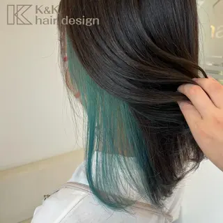 カラー 下岡 奈津美のヘアスタイル