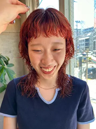 ミディアム デザインカラー/ kanae🌱のヘアスタイル