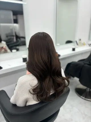 セミロング カラー 🤍レイヤー/顔周り /hirari🤍のヘアスタイル