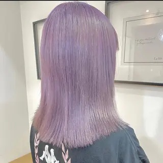 ミディアム カラー 艶ハイトーンブリーチ 🌈小林侑雅のヘアスタイル