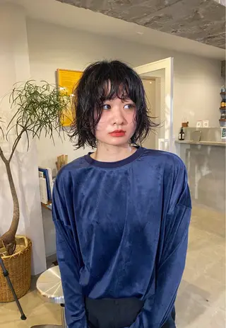 ショート カラー パーマ GATTACA所属・KEI gattacaのヘアスタイル