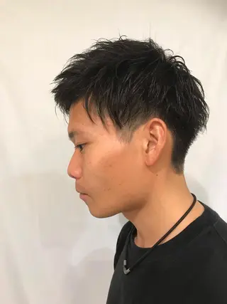 メンズ 三田 豪のヘアスタイル