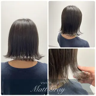 ミディアム カラー レイヤー/髪質改善/ 美髪矯正/手塚凌のヘアスタイル