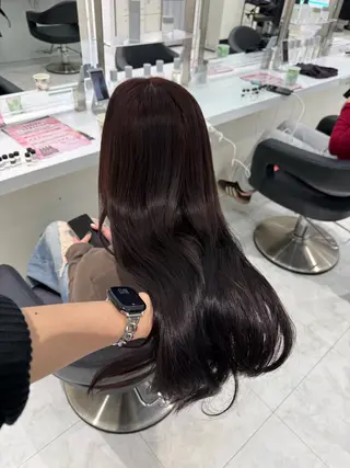 ロング カラー 大人っぽ暗髪レディ 🩶takuto🩶のヘアスタイル