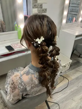 ヘアアレンジ Jammming🌺 ここあ/ヘアメサロンのヘアスタイル