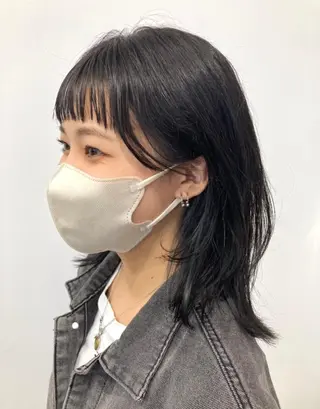 ミディアム MiRI💜地毛級 エクステ✖似合わせ技のヘアスタイル