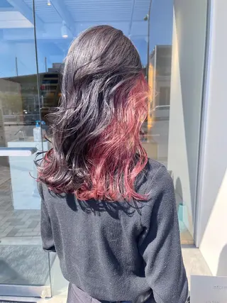 カラー 村松 萌のヘアスタイル