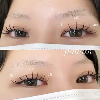 マツエク・マツパ Mell Yuuna ♡パリエク /束感のマツエク・マツパデザイン