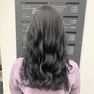 ロング カラー 大阪長居🌱野見山 卓也のヘアスタイル