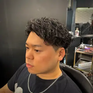 ショート パーマ メンズ ツイスパ/メンズ パーマ/歩夢のヘアスタイル