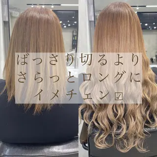 ロング カラー LAVENDIA Azabu所属・LAVENDIA 初音のヘアスタイル