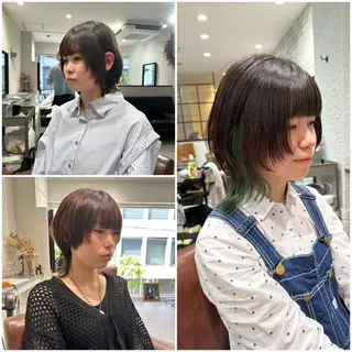 ミディアム 堀 直人のヘアスタイル