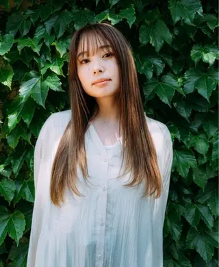 ロング カラー 透明感カラー/ くびれヘア/ユウユのヘアスタイル