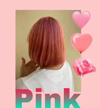 ショート カラー セピアージュアン所属・バヤラー バイガルマーのヘアスタイル