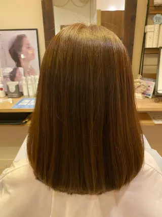 ミディアム 髪質改善 大内翔太のヘアスタイル