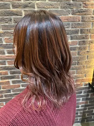 ミディアム カラー Hair salon 6所属・🌸照井 奈保子🌸のヘアスタイル