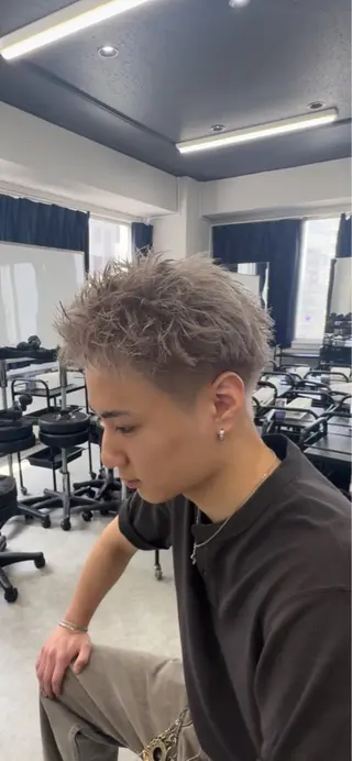 カラー メンズ ❤️‍🔥メンズ専門 mamu❤️‍🔥のヘアスタイル