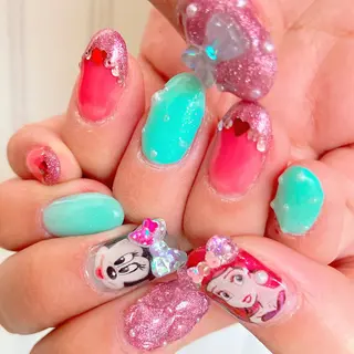 ネイル POPPY nail & eyelash【ポピーネイルアンドアイラッシュ】所属・POPPY nail Yumiのネイルデザイン