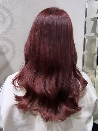 セミロング カラー 韓国ヘア ♡tomimaのヘアスタイル