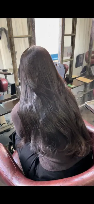 ロング カラー 🌿美髪縮毛矯正 のプロ安川🌿のヘアスタイル