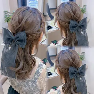 ロング 💙mai🫧 縮毛矯正・ハイライトのヘアスタイル