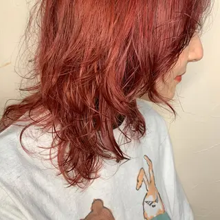 ミディアム カラー 平野葵🎀 hair/nailのネイルデザイン