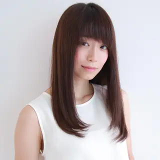 ロング 中林 由佳のヘアスタイル