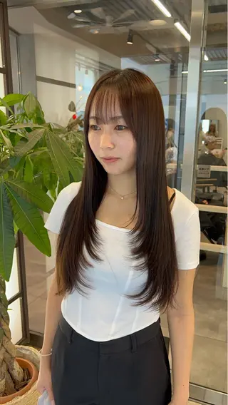 ロング 🌞レイヤー×カラー 前川那津美🌞のヘアスタイル