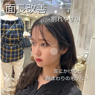 🎀大竹美侑／顔まわ りカット／レイヤーのヘアスタイル