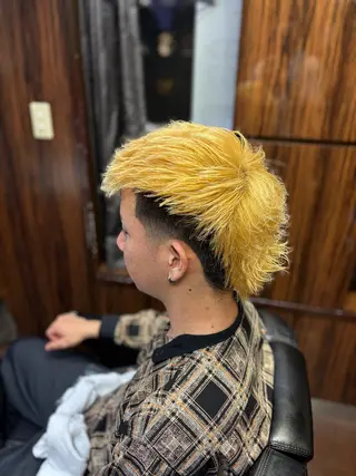 ショート ヘアアレンジ メンズ ヒロ銀座　上野店所属・大城 涼のヘアスタイル