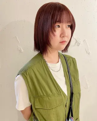 ミディアム 透明感color 🥣suzunaのヘアスタイル
