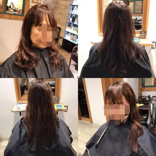 セミロング カラー TELA HAIR 幕張本郷所属・TELA HAIR 幕張本郷店　千尋のヘアスタイル