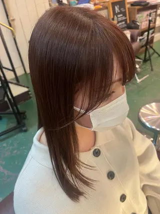 セミロング ♱地雷カラー♱ウルフ ♱ 藍衣 ♱のヘアスタイル