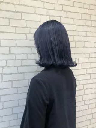 ミディアム カラー ヘアアレンジ 太白区白髪ぼかし/ ボブカット/千葉達人のヘアスタイル