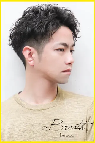 ショート ヘアアレンジ メンズ Breath beauu Kobe 神戸 三宮【ブレス ボー コウベ】所属・二ツ石 舞幸のヘアスタイル