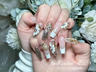ネイル E.N🦋 長さ出し/持ち込みのネイルデザイン
