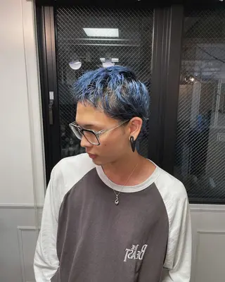 ショート カラー メンズ girly/柔らか カラーMitsukiのヘアスタイル