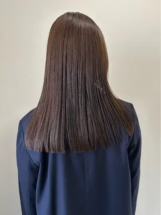 ロング カラー ハシヅメ キョウカのヘアスタイル
