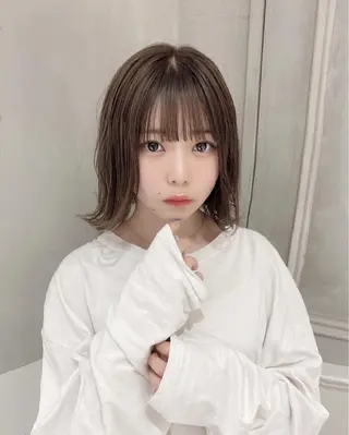 ミディアム 🎀韓国レイヤー 🇰🇷mireiのヘアスタイル