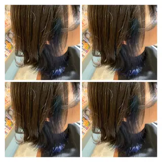 セミロング カラー 髪質改善艶髪 ℍ𝔸ℝ𝕌𝕂𝔸のヘアスタイル