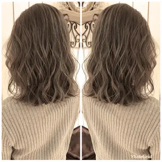 ミディアム Noe心斎橋所属・Noe心斎橋 堀田 朋宏のヘアスタイル