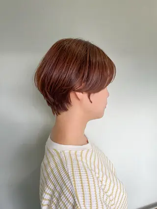 ショート カラー レイヤー/ショート ボブ/コジマショウタのヘアスタイル