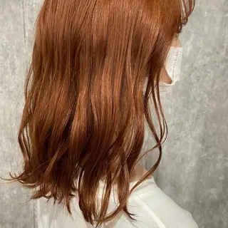 セミロング カラー ヘアアレンジ TIDEHAIR SHIHOのヘアスタイル