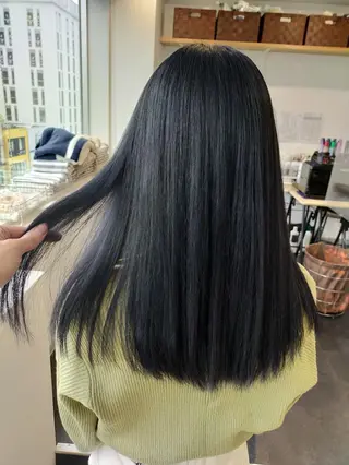 ロング カラー JIL BLAN 京都所属・RU RIのヘアスタイル