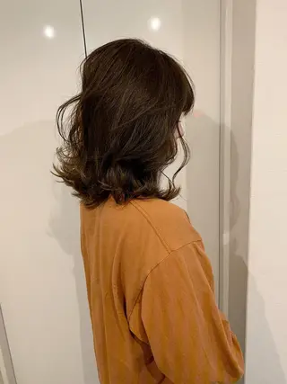 ミディアム カラー カラー特化サロン大阪 ルービック江坂/新城のヘアスタイル