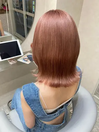 ミディアム カラー 新宿/韓国ヘア 中明度カラー/かやのヘアスタイル